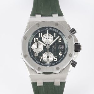 Replica Audemars Piguet Royal Oak Offshore 42 mm, Green Ref. 26238TI.OO.A056CA.01