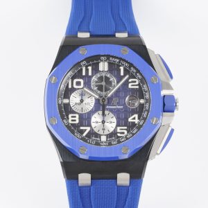 Replica Audemars Piguet Royal Oak Offshore 44 mm, Blue Ref. 26405CE.OO.A030CA.01