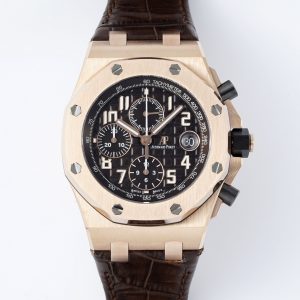 Replica Audemars Piguet Royal Oak Offshore 42 mm, Brown Ref. 26470OR.OO.A099CR.01