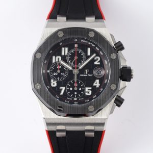 Replica Audemars Piguet Royal Oak Offshore 42 mm, Black Ref. 26470SO.OO.A002CA.01