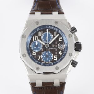 Replica Audemars Piguet Royal Oak Offshore 42 mm, Brown Ref. 26470ST.OO.A099CR.01