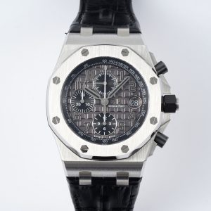 Replica Audemars Piguet Royal Oak Offshore 42 mm, Grey Ref. 26470ST.OO.A104CR.01