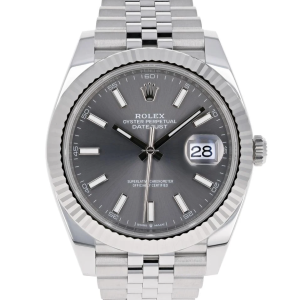 Superclone Rolex Datejust Rhodium Dial 126334 Jubilee 41 mm