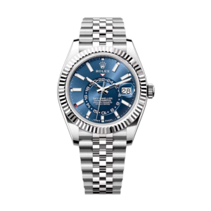 Superclone Rolex Sky-Dweller Bright blue Dial 336934 Jubilee