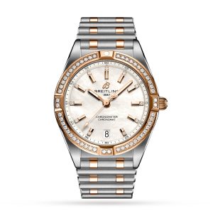 Replica Breitling Chronomat 32 Stainless Steel & 18k Red Gold (Gem-set) – Mother of Pearl U77310591A2U1