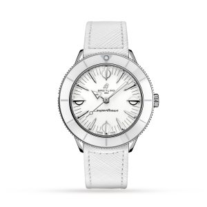 Replica Breitling Superocean Heritage ’57 Pastel Paradise White 38mm Ladies Watch A10340A71A1X1