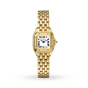 Replica Cartier Panthère De Cartier Watch Mini Model Quartz Yellow Gold WGPN0016
