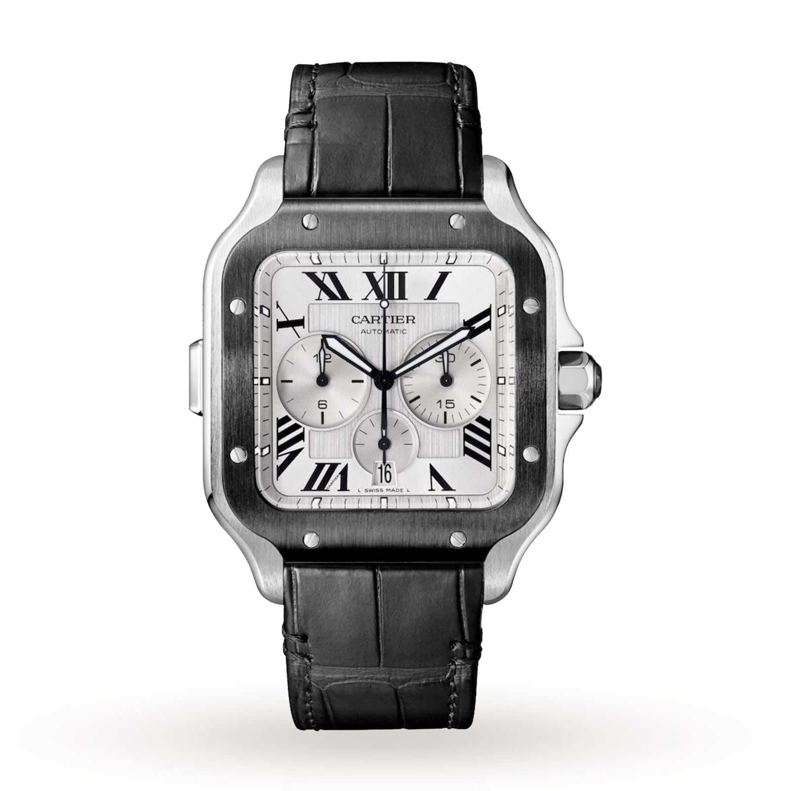 Cartier-Santos-De-Cartier-Chronograph-Watch-Extra-Large-Model-Automatic-Steel-ADLC-Interchangeable-Rubber-And-Leather-Bracelets-WSSA0017691-3.jpg