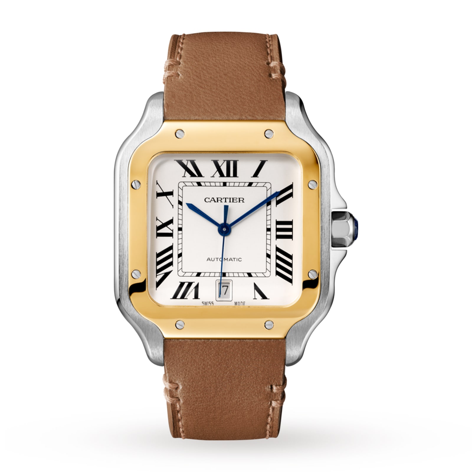 Cartier-Santos-De-Cartier-Watch-Large-Model-Automatic-Yellow-Gold-Steel-Interchangeable-Metal-And-Leather-Bracelets-W2SA0009916-6.jpg
