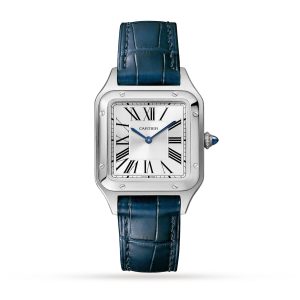 Replica Cartier Santos-Dumont Watch Small Model Quartz Steel Leather WSSA0023