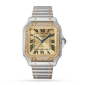 Replica Cartier Santos de Cartier medium model mechanical movement with automatic winding W3SA0007
