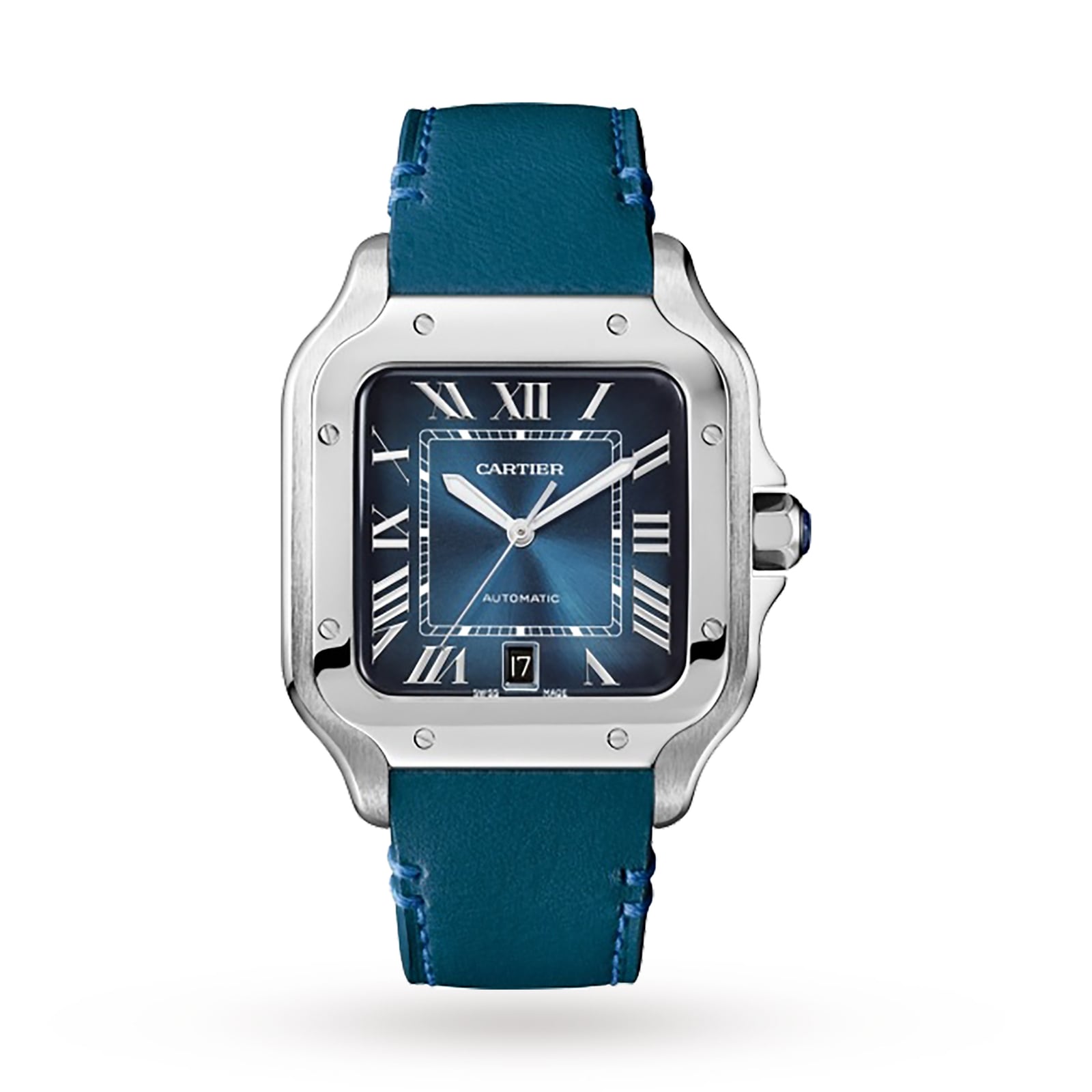 Cartier-Santos-de-Cartier-watch-Large-model-automatic-movement-steel-interchangeable-metal-and-leather-bracelets-WSSA0030WSSA0013908-3.jpg