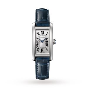 Replica Cartier Tank Américaine Watch Small Model Quartz Steel Leather WSTA0016/WSTA0043