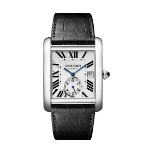 Replica Cartier Tank MC Watch Large Model Automatic Steel Leather W5330003