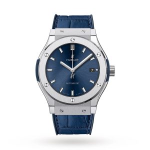 Replica Hublot Classic Fusion Blue Titanium 45mm 511.NX.7170.LR
