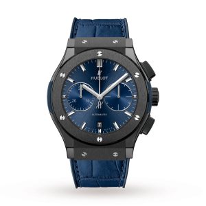 Replica Hublot Classic Fusion Ceramic Blue Chronograph 45mm 521.CM.7170.LR