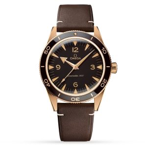 Replica Omega Seamaster 300 Co-Axial Master Chronometer 41mm Bronze Gold O23492412110001