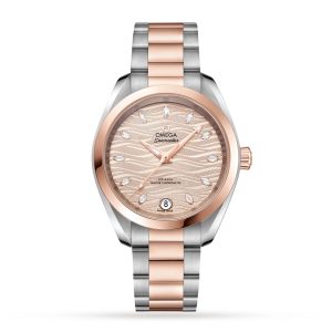 Replica Omega Seamaster Aqua Terra 150M Co-Axial Master Chronometer 34mm Ladies Watch O22020342059001