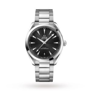 Replica Omega Seamaster Aqua Terra 150M Mens Black Dial 41mm Automatic Co-Axial Watch O22010412101001