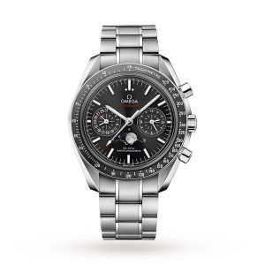 Replica Omega Speedmaster Moonwatch Mens 44.25mm Co-Axial Automatic Moonphase Watch O30430445201001