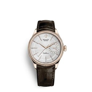 Replica Rolex Cellini Date 39 mm 18 ct Everose gold polished finish m50515-0008