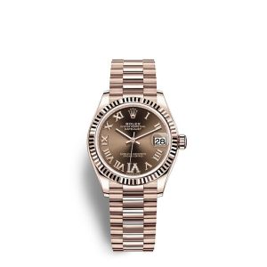 Replica Rolex Datejust 31 Oyster 31 mm Everose gold m278275-0025