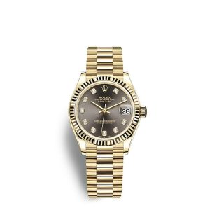 Replica Rolex Datejust 31 Oyster 31 mm yellow gold m278278-0036