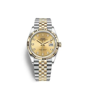 Replica Rolex Datejust 36 Oyster 36 mm Oystersteel and yellow gold m126233-0017