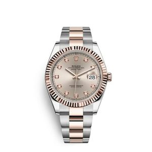 Replica Rolex Datejust 41 Oyster 41 mm Oystersteel and Everose gold m126331-0007