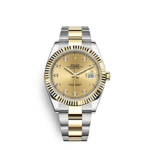 Replica Rolex Datejust 41 Oyster 41 mm Oystersteel and yellow gold m126333-0011