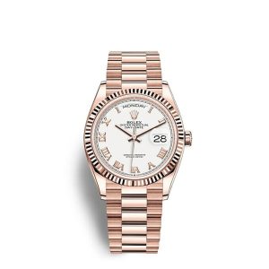 Replica Rolex Day-Date 36 Oyster 36 mm Everose gold m128235-0052