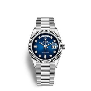Replica Rolex Day-Date 36 Oyster 36 mm white gold m128239-0023