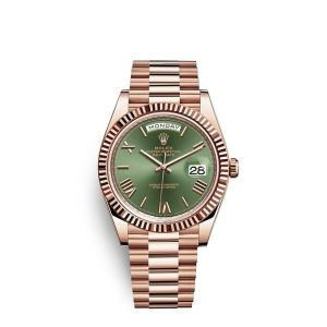 Replica Rolex Day-Date 40 Oyster 40 mm Everose gold m228235-0025