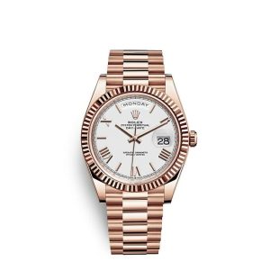 Replica Rolex Day-Date 40 Oyster 40 mm Everose gold m228235-0032