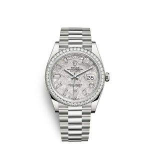 Replica Rolex Day-Date 40 Oyster 40 mm white gold and diamonds m228349rbr-0040