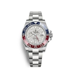 Replica Rolex GMT-Master II Oyster 40 mm white gold m126719blro-0002
