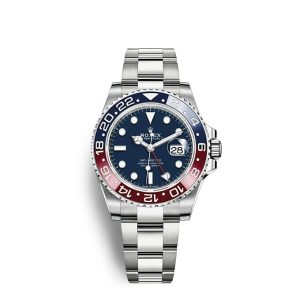 Replica Rolex GMT-Master II Oyster 40 mm white gold m126719blro-0003