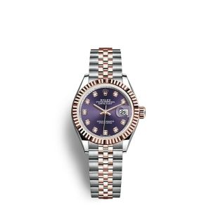 Replica Rolex Lady-Datejust Oyster 28 mm Oystersteel and Everose gold m279171-0015