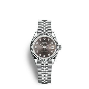 Replica Rolex Lady-Datejust Oyster 28 mm Oystersteel and white gold m279174-0015
