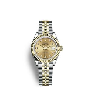 Replica Rolex Lady-Datejust Oyster 28 mm Oystersteel and yellow gold m279173-0011