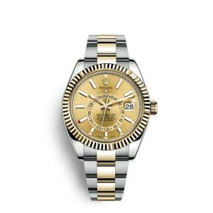 Replica Rolex Sky-Dweller Oyster 42 mm Oystersteel and yellow gold m326933-0001