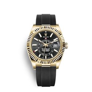 Replica Rolex Sky-Dweller Oyster 42 mm yellow gold m326238-0009