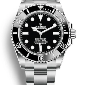 Superclone Rolex Submariner Black Dial 124060 No-Date
