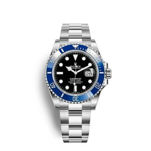 Replica Rolex Submariner Date Oyster 41 mm white gold m126619lb-0003
