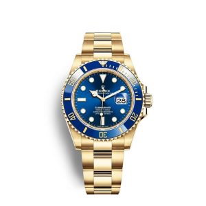 Replica Rolex Submariner Date Oyster 41 mm yellow gold m126618lb-0002