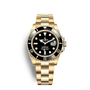 Replica Rolex Submariner Date Oyster 41 mm yellow gold m126618ln-0002