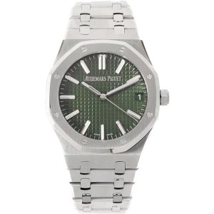 Replica Audemars Piguet Royal Oak 50th Anniversary 41 mm, Green Ref. 15510ST.OO.1320ST.04