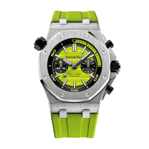 Replica Audemars Piguet Royal Oak Offshore Selfwinding 42 mm, Green/Black Ref. 26703ST.OO.A038CA.01