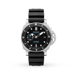 Replica Panerai Submersible Mens Black 42mm watch