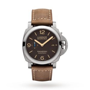 Replica Panerai Luminor Mens Brown 44mm watch